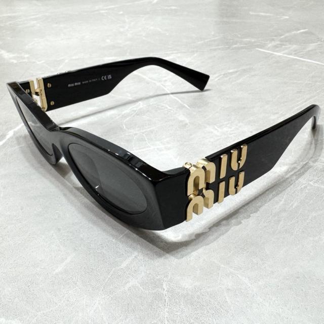 MIU MIU Glimpse Sunglasses BLACK MIUMIU ミュウミュウミュウミュウ
